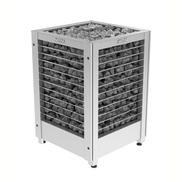 Печь Harvia Modulo MDS160GL Steel (Для угловой установки, слева). Фото № 4