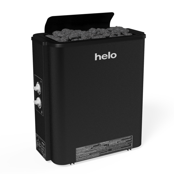Печь для сауны Helo HAVANNA 60 STS Helo-WT (6 кВт, черный цвет, пассивный парогенератор). Фото № 1