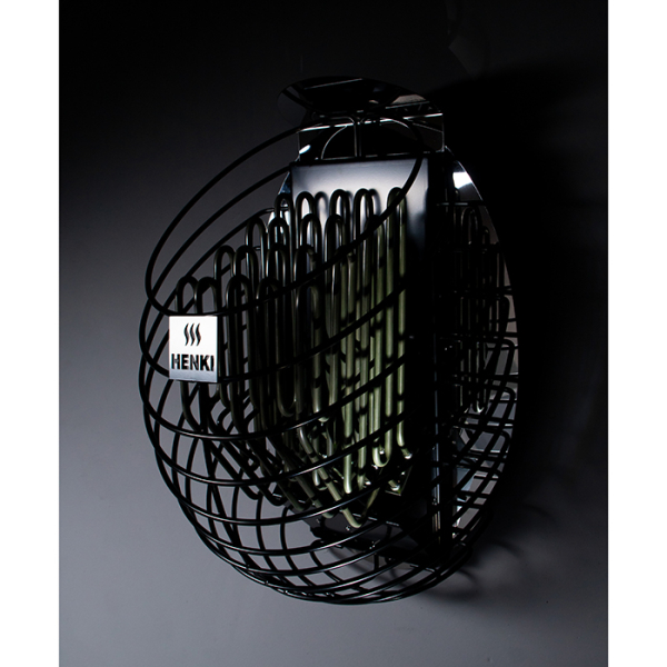 Электрическая печь для бани и сауны Henki Nest Black, черная, 8 кВт. Фото № 3