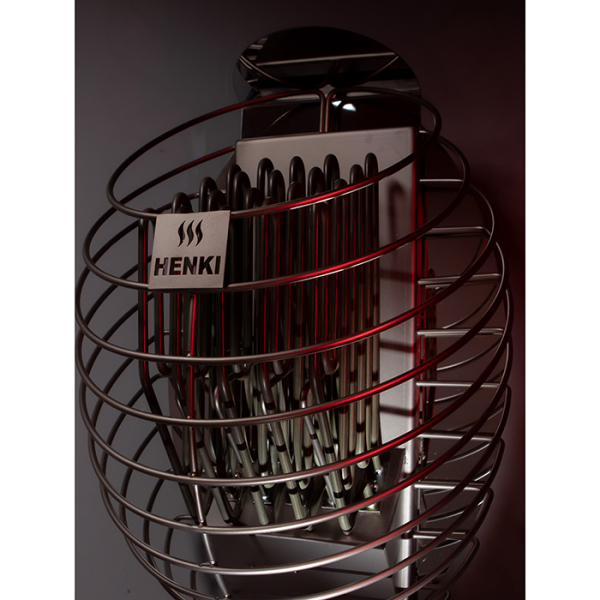 Электрическая печь для бани и сауны Henki Nest Black, черная, 8 кВт. Фото № 4