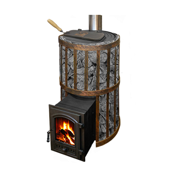 Банная печь KALEDO ANTIC AML2515/2 с корпусной закрытой каменкой, 25 кВт. Фото № 1