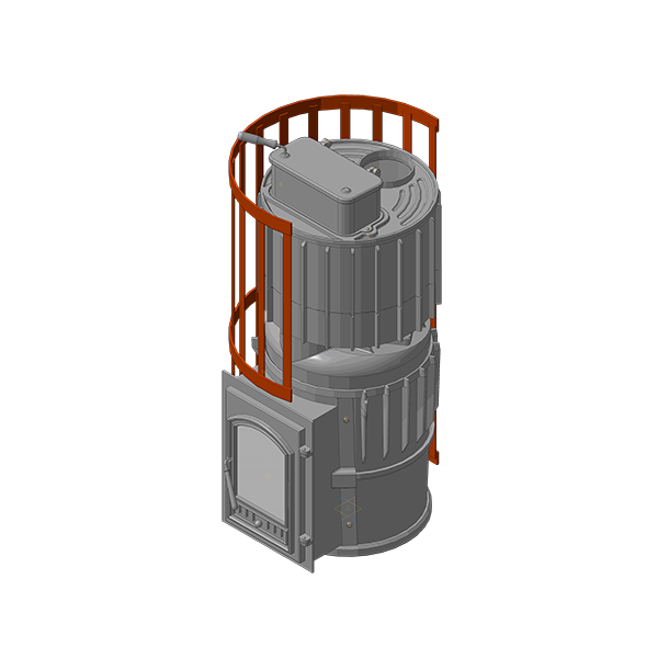 Банная печь KALEDO EVOLUTION EC208/3 с комбинированной закрытой каменкой, 20 кВт. Фото № 2