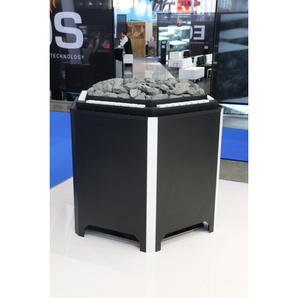 Печь газовая  Helios 50/60 kW (с Облицовкой). Фото № 2
