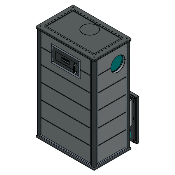 Газовая печь Klover RT 100-RV (талькомагнезит 40мм). Фото № 3