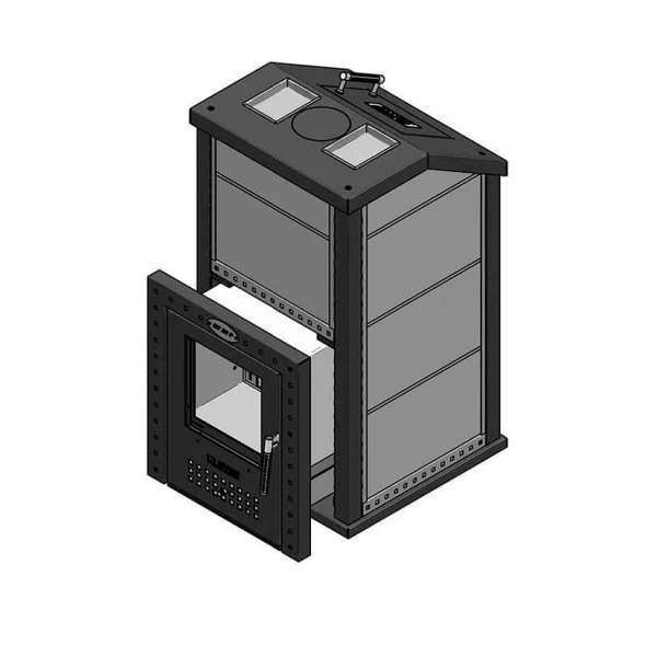 Печь для бани KLOVER RT-20P Серпентинит (дровяная). Фото № 6