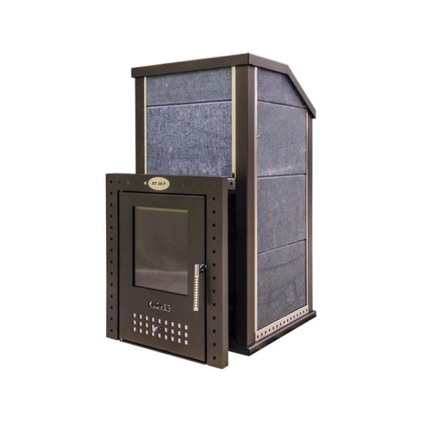 Печь для бани KLOVER RT-20P Серпентинит (дровяная). Фото № 5