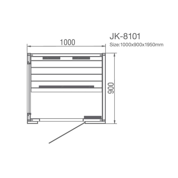 Инфракрасная сауна JK-R8101. Фото № 2