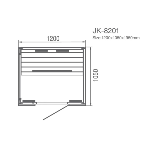 Инфракрасная сауна JK-R8201. Фото № 2