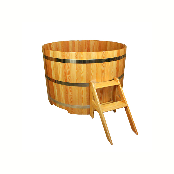 Купель Maestro Woods Круглая Лиственница натуральная D=1.50м H=1.0м. Фото № 1