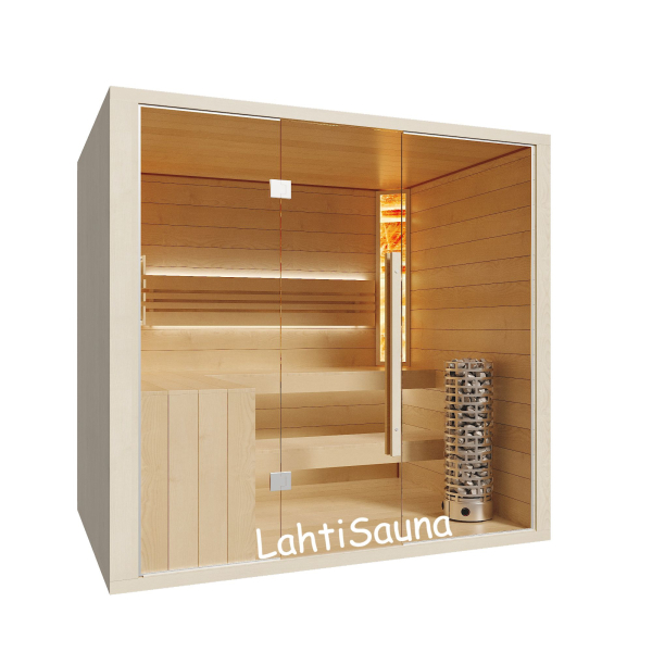 Сауна Lahtisauna KESKI PS-maxi Стандарт (трехместная c печью Sentiotec). Фото № 1