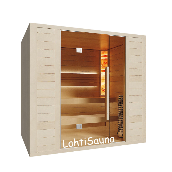Сауна Lahtisauna KESKI PDDS-maxi Стандарт (трехместная c печью Sentiotec). Фото № 1