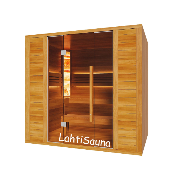 Сауна Lahtisauna KESKI PDDS-maxi Стандарт (трехместная c печью Sentiotec). Фото № 8