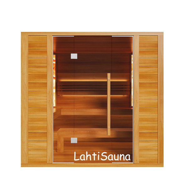 Сауна Lahtisauna KESKI PDDS-maxi Стандарт (трехместная c печью Sentiotec). Фото № 10