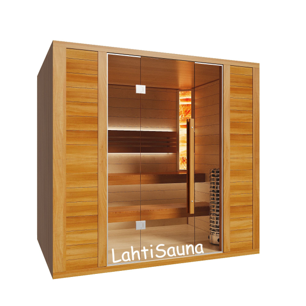 Сауна Lahtisauna KESKI PDDS-maxi Премиум (трехместная c печью Sentiotec). Фото № 1