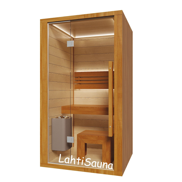Сауна Lahtisauna KESKI PS-mini Премиум (одноместная c печью Sentiotec). Фото № 1