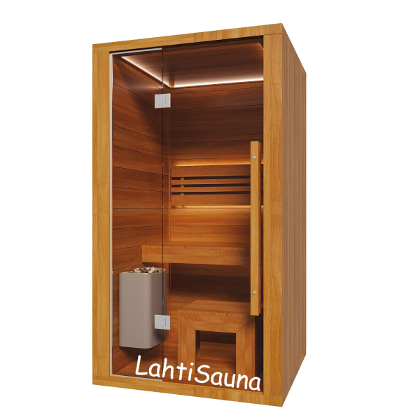 Сауна Lahtisauna KESKI PS-mini Премиум (одноместная c печью Sentiotec). Фото № 3
