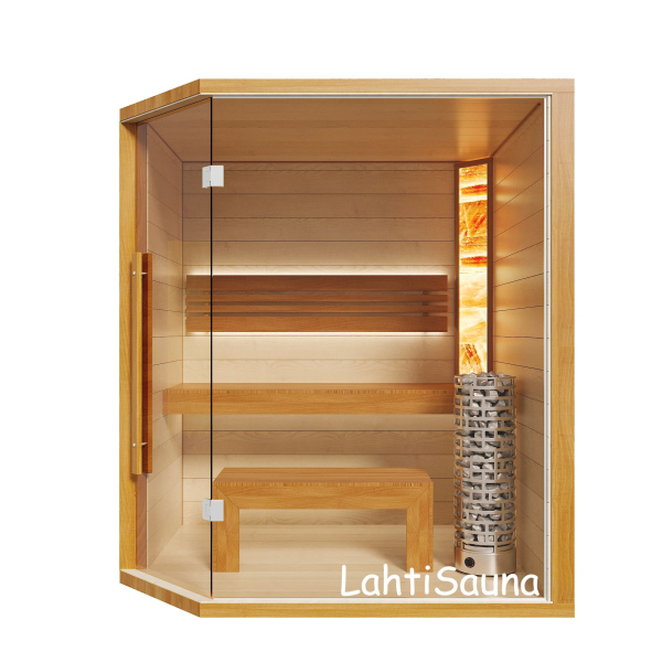 Сауна Lahtisauna KESKI TS Стандарт (двухместная c печью Sentiotec). Фото № 5
