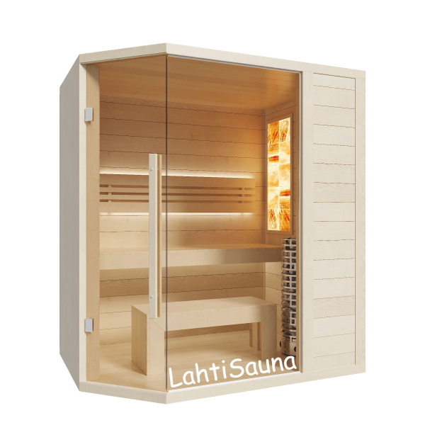 Сауна Lahtisauna KESKI TDS Стандарт (двухместная c печью Sentiotec). Фото № 1