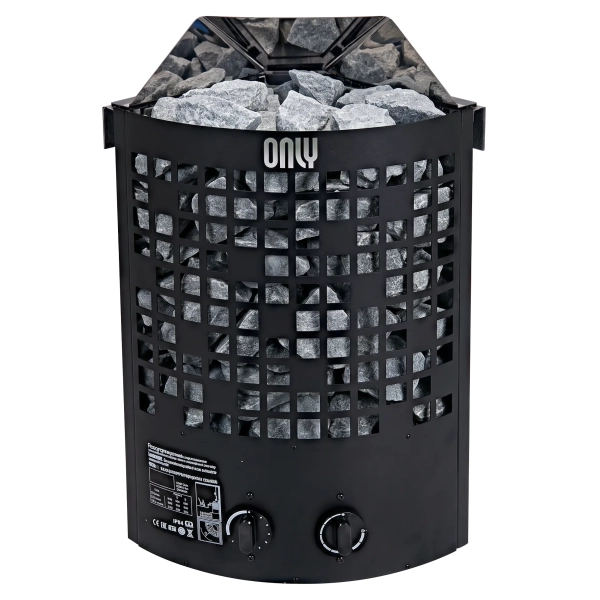 Электрическая печь для сауны ONLY Pixel Corner Mini CH30 Black, Чёрный. Фото № 1