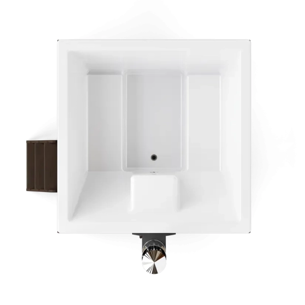 Купель PolarSpa ELITE QUATTRO 180 термоберёза тёмная. Фото № 4
