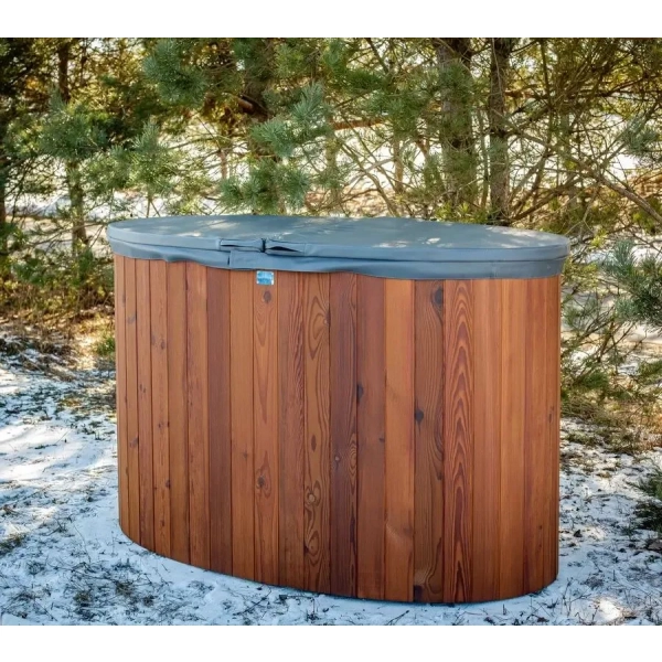 Купель PolarSpa STANDART 98 термоберёза тёмная. Фото № 6
