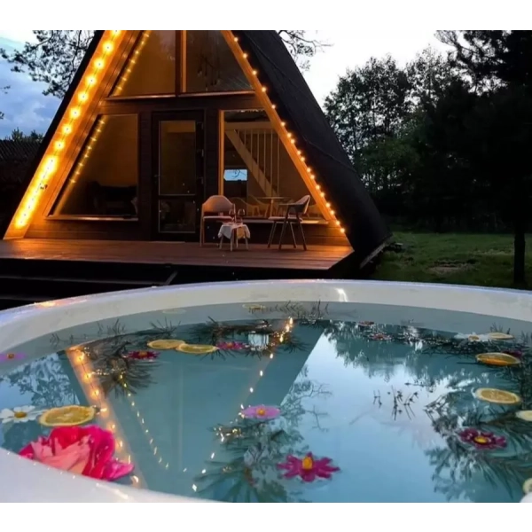 Купель PolarSpa COMFORT HOT 160 термоберёза светлая. Фото № 5