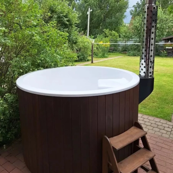 Купель PolarSpa COMFORT HOT 160 термоберёза светлая. Фото № 6
