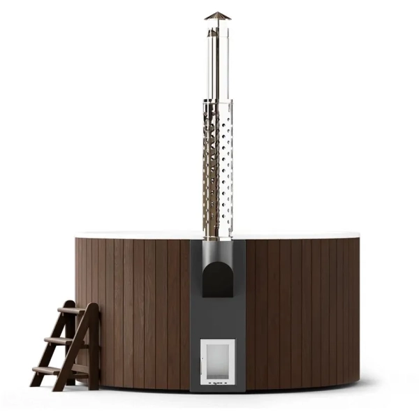 Купель PolarSpa ELITE 220 термососна тёмная. Фото № 3