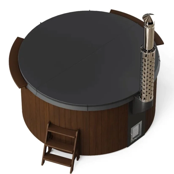 Купель PolarSpa ELITE 220 термососна тёмная. Фото № 4