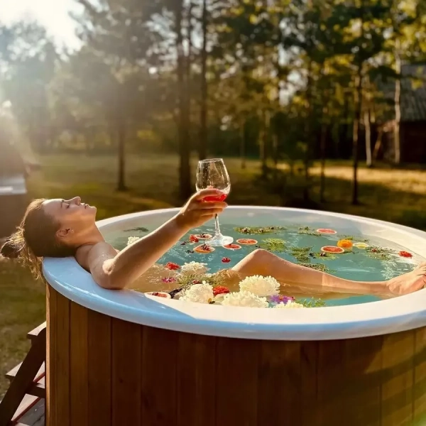 Купель PolarSpa COMFORT COLD 160 термососна тёмная. Фото № 7
