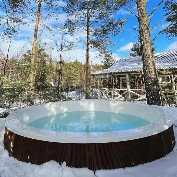 Купель PolarSpa COMFORT COLD 160 термососна тёмная. Фото № 6