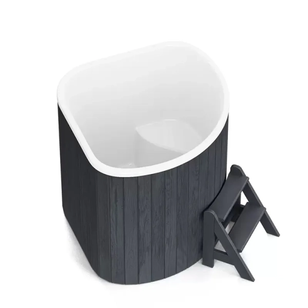 Купель PolarSpa CORNER SMALL 130 термососна графит. Фото № 1