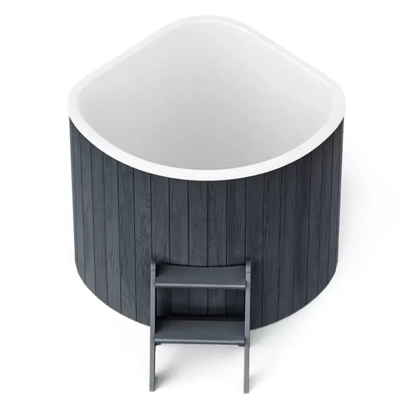 Купель PolarSpa CORNER SMALL 130 термососна графит. Фото № 2