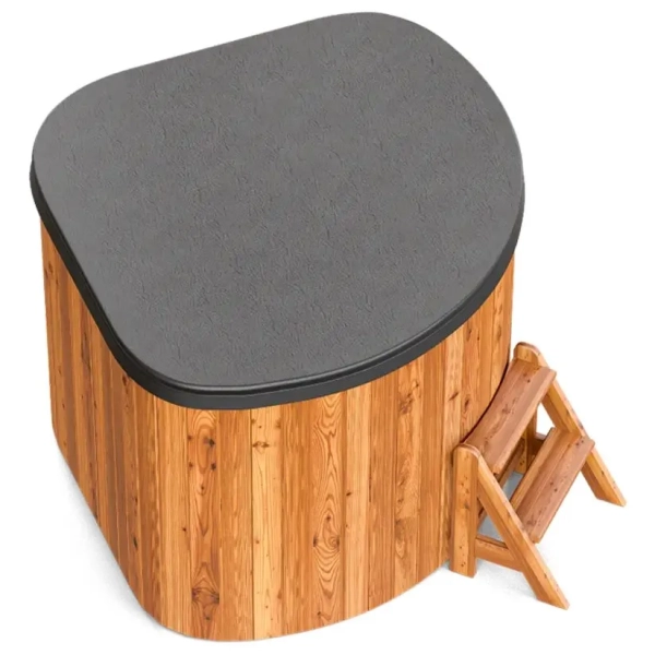Купель PolarSpa CORNER BIG 160 термоберёза светлая. Фото № 4