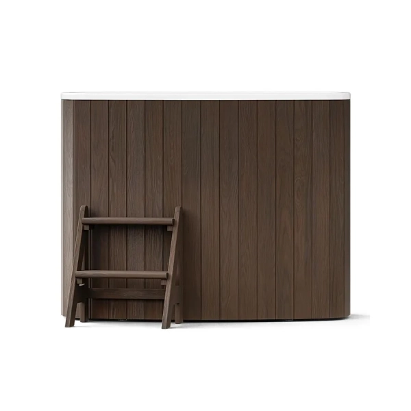 Купель PolarSpa STANDART DOUBLE 79 термоберёза тёмная. Фото № 3