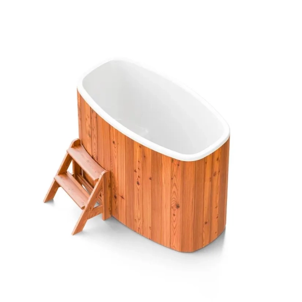 Купель PolarSpa STANDART DOUBLE 79 термоберёза светлая. Фото № 6