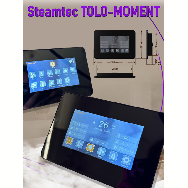Парогенератор для сауны и хамама Steamtec TOLO MOMENT-120, 12 кВт, White. Фото № 8