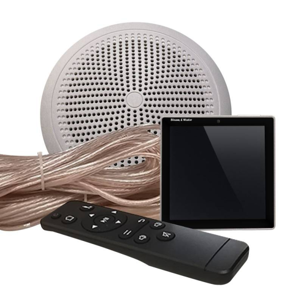 Комплект акустической системы встраиваемый SW-Sensor-1 Black (одна колонка, круг). Фото № 1