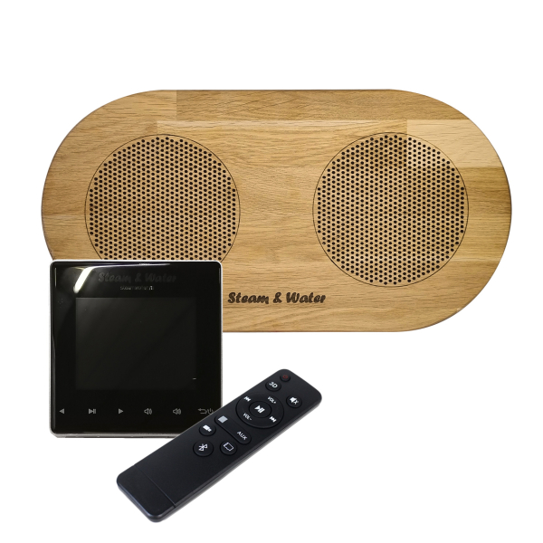 Комплект акустической системы встраиваемый SW 1 Black Standart Wood, двойной Овал (две колонки). Фото № 1