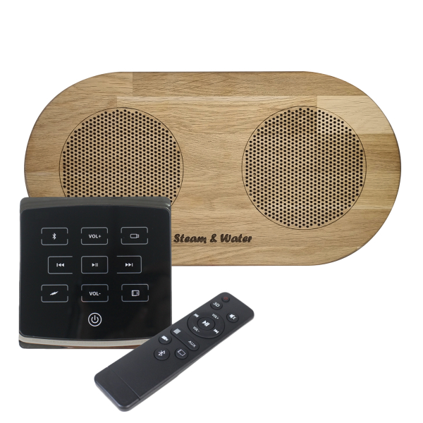 Комплект акустической системы встраиваемый SW 1 Black ECO Wood, двойной Овал (две колонки). Фото № 1