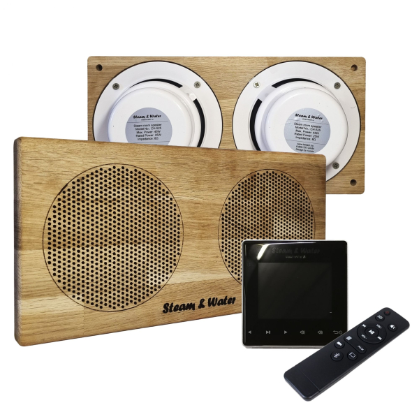 Комплект акустической системы SW 2 Black Standart Wood, двойной Прямоугольник (Встраиваемый). Фото № 1