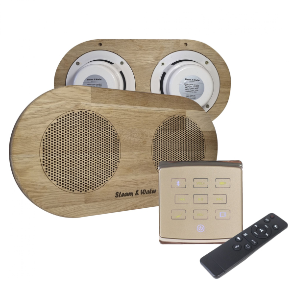 Комплект акустической системы SW 2 Gold ECO Wood, двойной Овал (Встраиваемый). Фото № 1