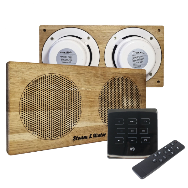 Комплект акустической системы SW 2 Black ECO Wood, двойной Прямоугольник (Встраиваемый). Фото № 1