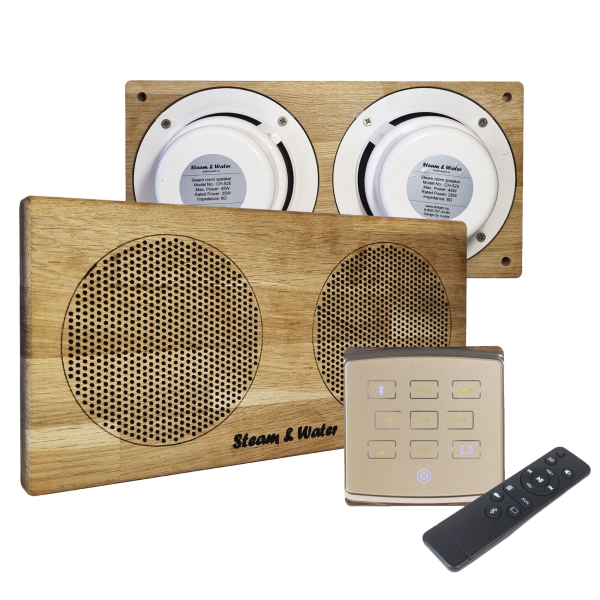 Комплект акустической системы SW 2 Gold ECO Wood, двойной Прямоугольник (Встраиваемый). Фото № 1