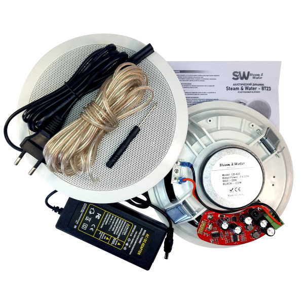 Комплект акустики SW - ВТ 23 White, (2 колонки, встроенный Bluetooth). Фото № 3