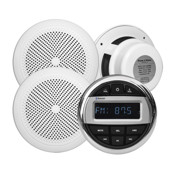Комплект акустической системы SW AQUA-music-3 white (три колонки). Фото № 1