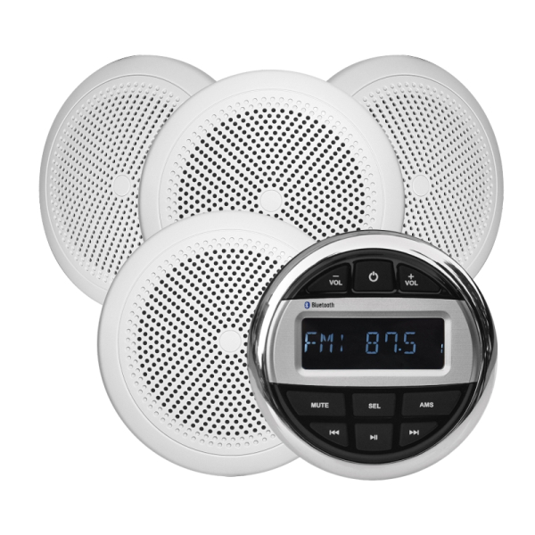 Комплект акустической системы SW AQUA-music-4 white (четыре колонки). Фото № 1