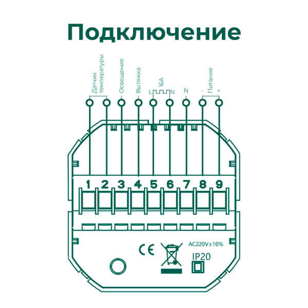 Пульт для электрических печей SW Smart Sauna Controller Wi-fi, в комплекте с термодатчиком и контактором. Фото № 5