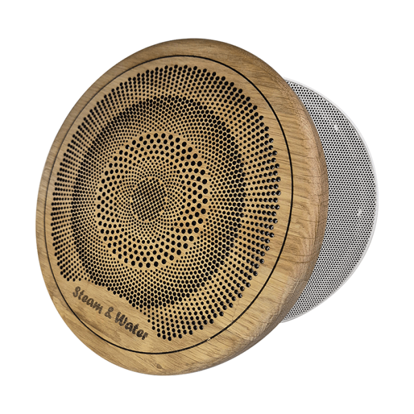 Влагостойкий динамик Steamtec TOLO-Music с дубовой сеткой SW Wood AMG (круг). Фото № 1