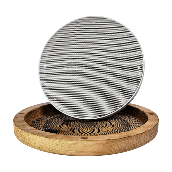 Влагостойкий динамик Steamtec TOLO-Music с дубовой сеткой SW Wood AMG (круг). Фото № 6